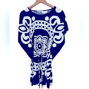Ciel USA Navy and White Patterned Tunic